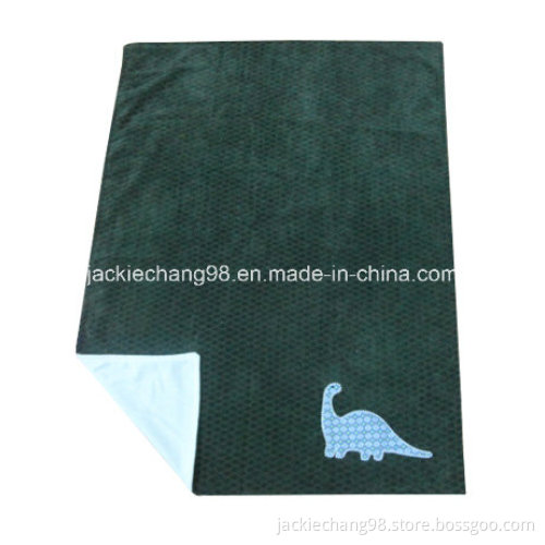 100% Polyester Corduroy Baby Blanket